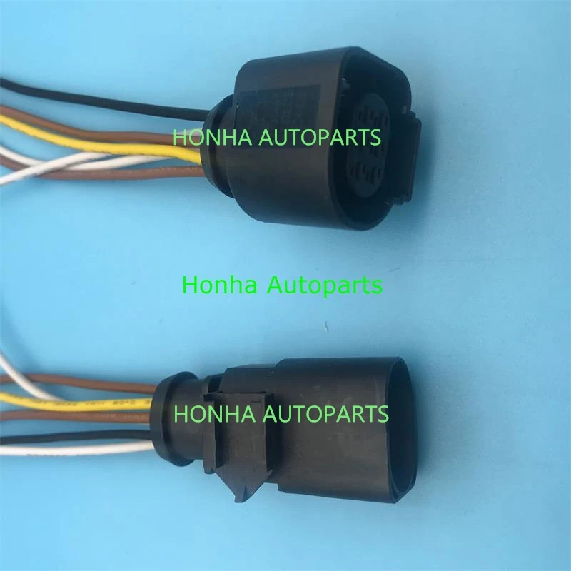5 pcs MF with wire Шорты для девочек 2, 5/10/20 шт. 4H0973713 3B0973813 6 pin мужского и женского разъем с проводом или без провода - Название цвета: 5 pcs MF with wire