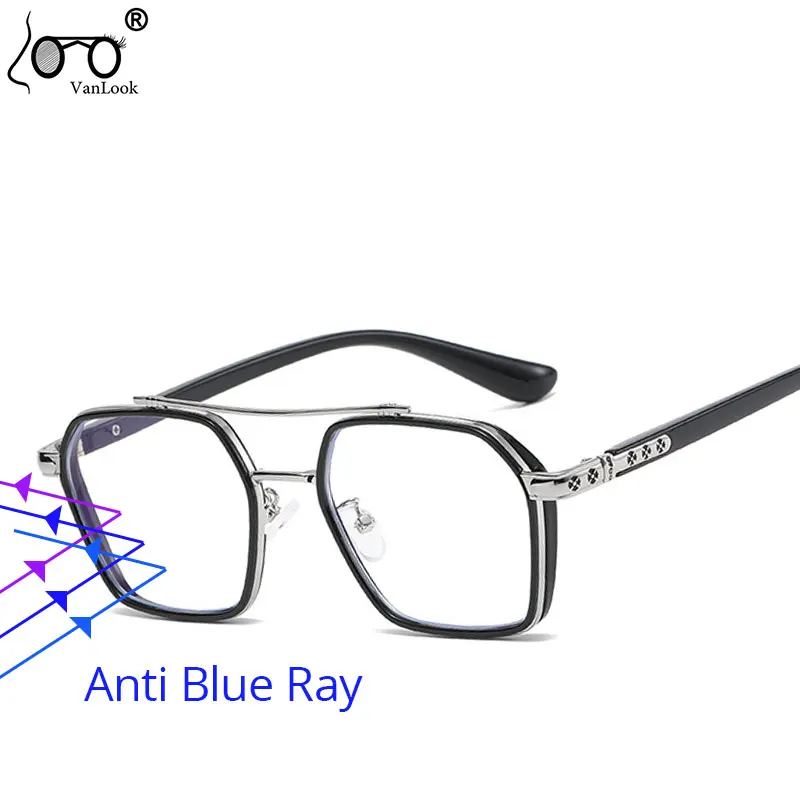 

Anti Blue Light Glasses Women óculos Anti Luz Azul Oculos Quadrado Feminino De Grau Armação Oversize Transparent Eyeglasses