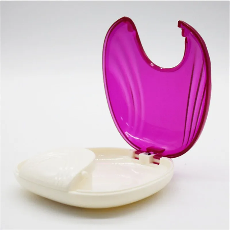 

New 1Pcs Dental False Teeth Cleaning Box Denture Bath Container Retainer Holder Case