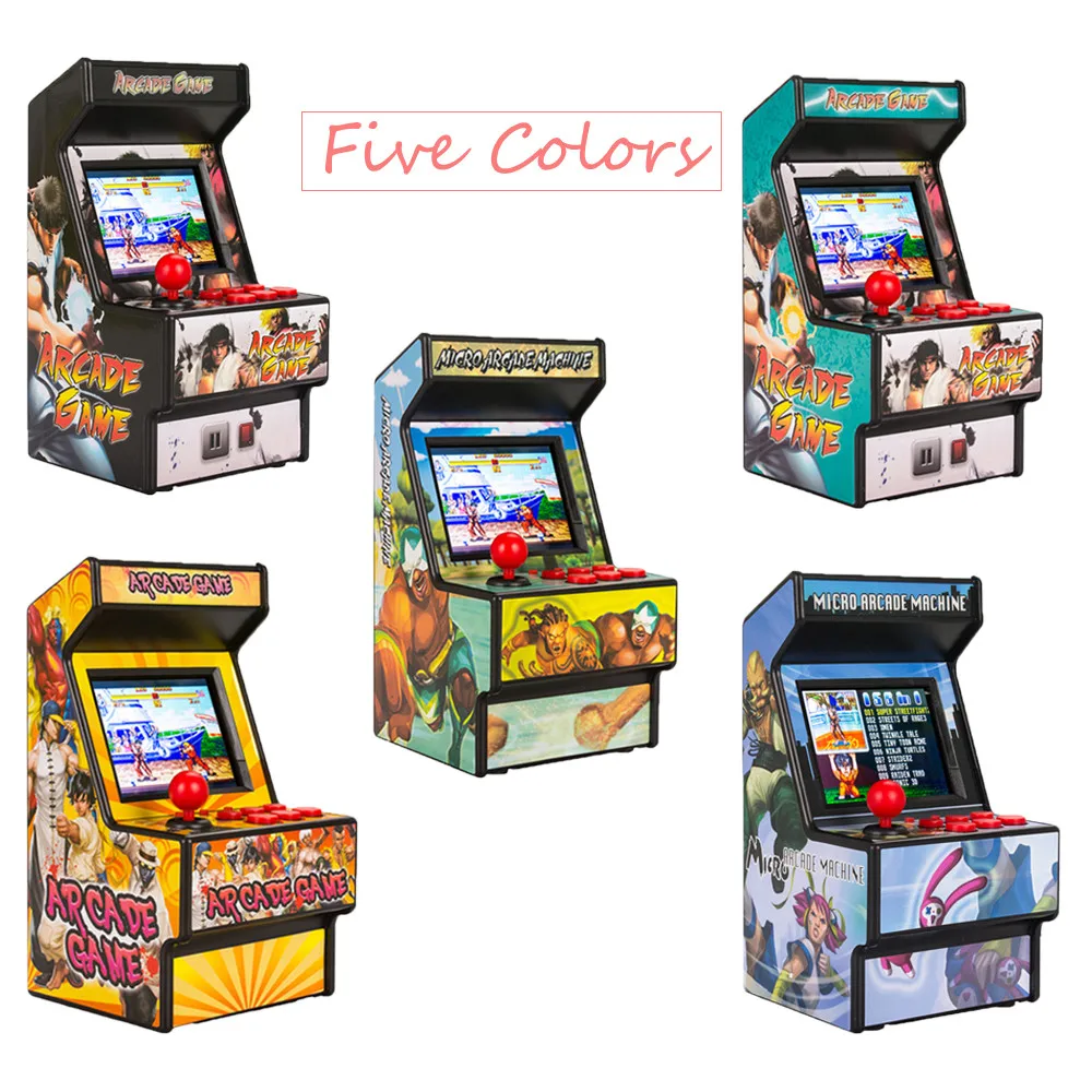 

Mini Arcade Game 156 Classic Handheld Games Portable for Kids & Adults 2.8" Eye-Protected Colorful Screen Rechargeable Battery