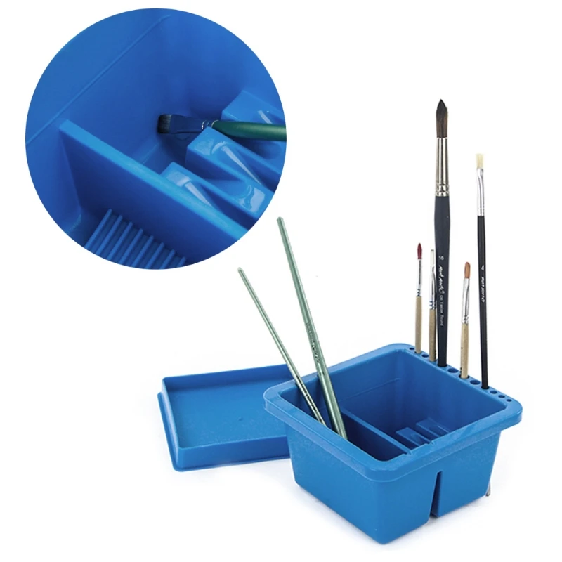 

Brush Washing Bucket Multifunction Pen Barrel Painting Brush Washer Art Supplies