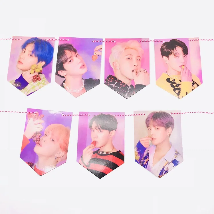 Bangtan Boys Лига подвесной флаг новая альбом возврата фото карты плаката фото подвесная картина официальный вокруг одной и той же paragra