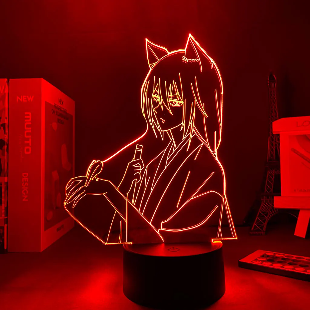 Аниме-украшение дневное освещение портативное декор комнаты Подростковая лампа