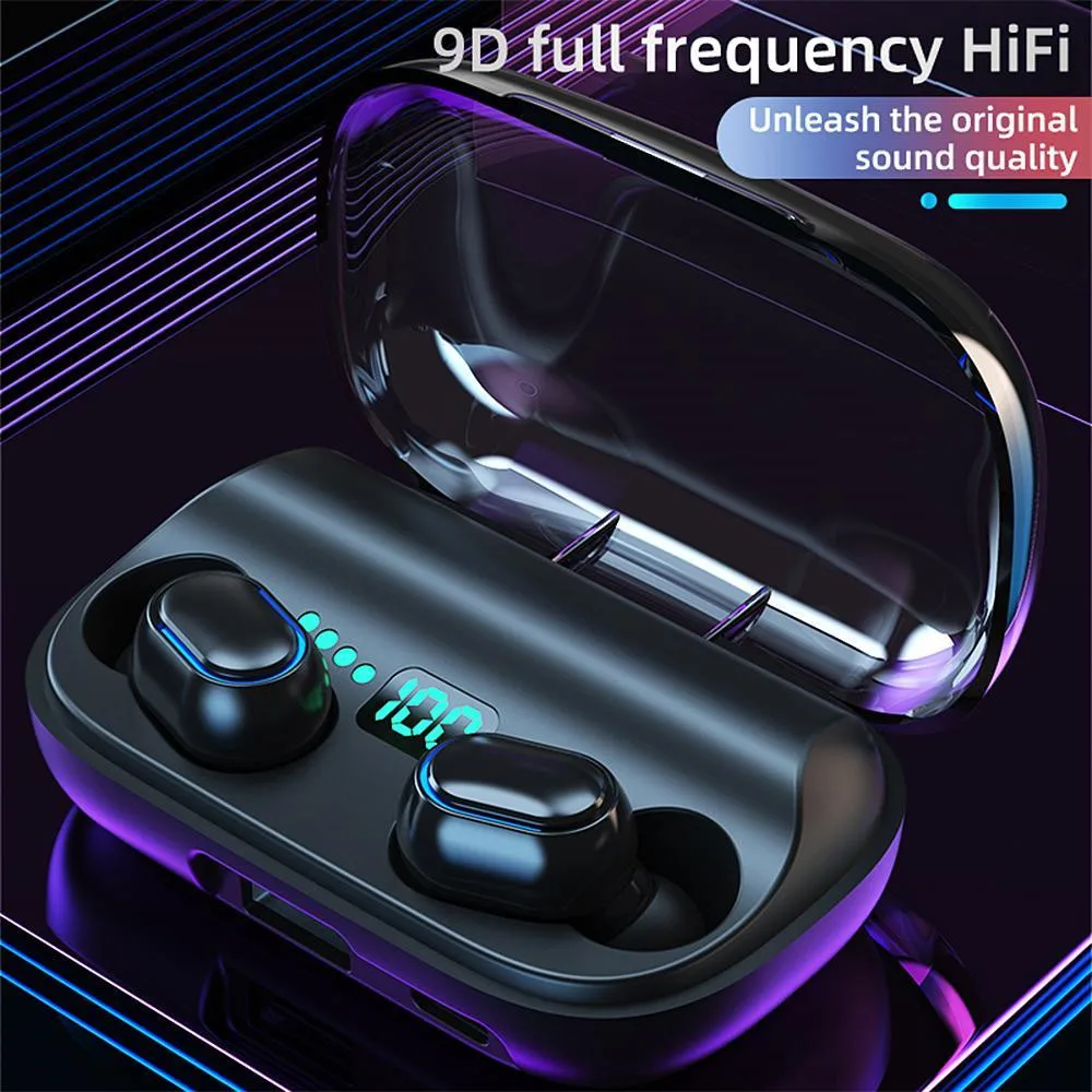 T11 TWS беспроводные наушники Bluetooth 5 0 в ухо 3300 мАч Зарядка Bin стерео IPX7 спортивные