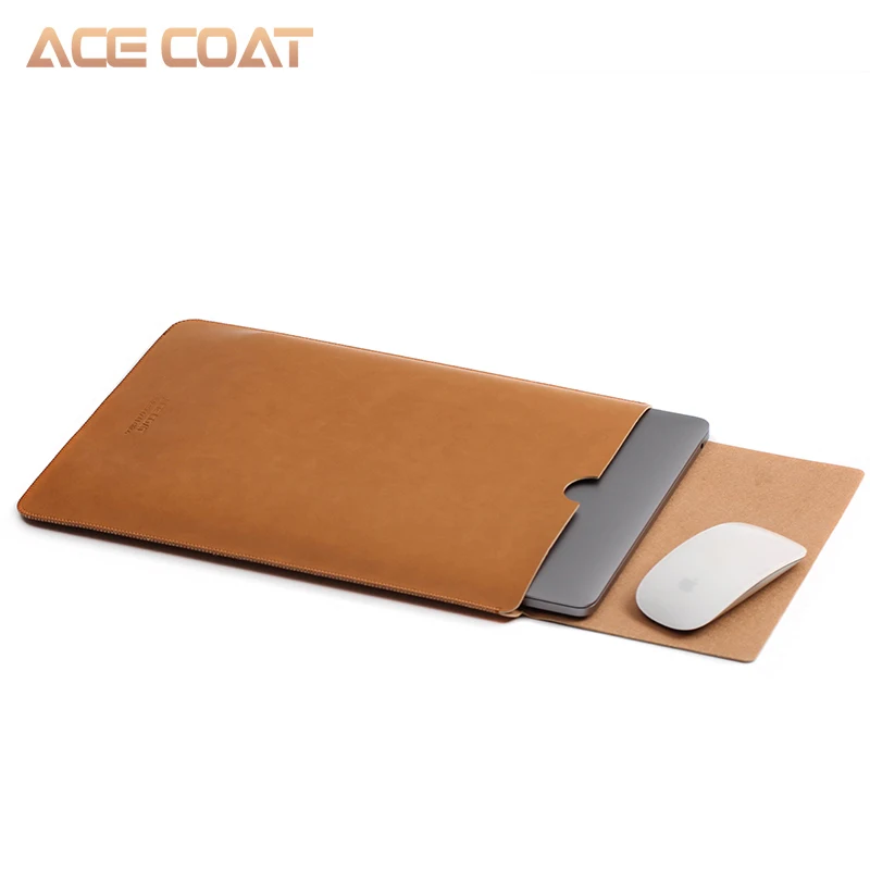 ACECOAT микрофибра pu кожаный чехол протектор сумки для Macbook Air Pro Retina13 12 15 16 чехол для ноутбука для macbook pro 13 Чехол
