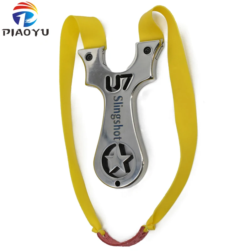 Новинка 2019 Высококачественная Рогатка из нержавеющей стали для охоты плоская