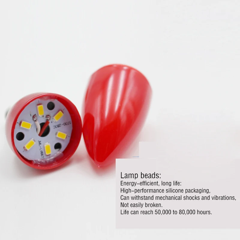 Светодиодный светильник для свечей красный Фортуны энергосберегающий s