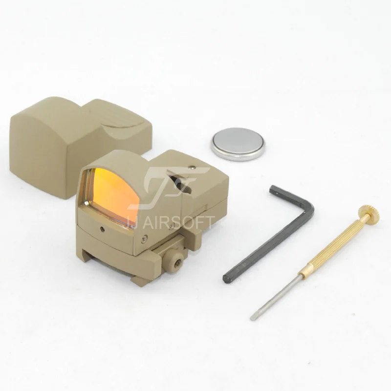 JJ Airsoft Docter мини красный точечный датчик света (черный/коричневый) Бесплатная