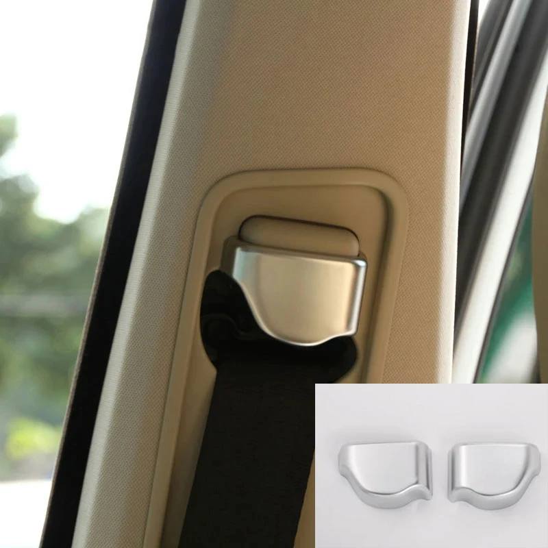 

For Land Rover Discovery 4 LR4 2010-2016 Car-styling Front Rear Safety Seat Belt Buckle Cover Trim Car Interior Accessories 2pcs