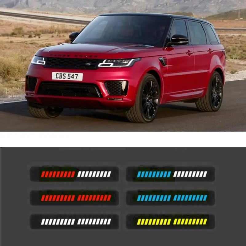 

2 шт., декоративная Передняя решетка радиатора автомобиля для Land Rover Defender Discovery Evoque Freelander Range Rover lr2 lr3 lr4