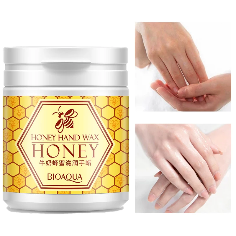 

Nourishing Hand Wax Hand Care Moisturizing Repair Anti-Wrinkle Anti-Aging Exfoliating Whitening Milk Honey Essence 170g/1pcs