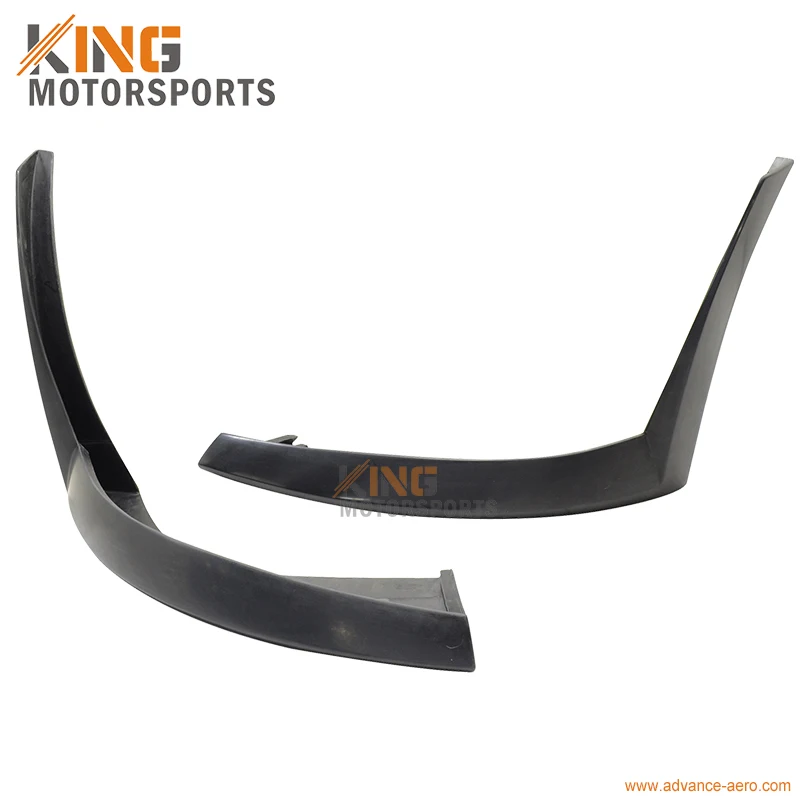 Подходит для 2010-2012 Ford Mustang V6 XE Style передний 2 шт бампер спойлер подбородка Splitter Bodykits