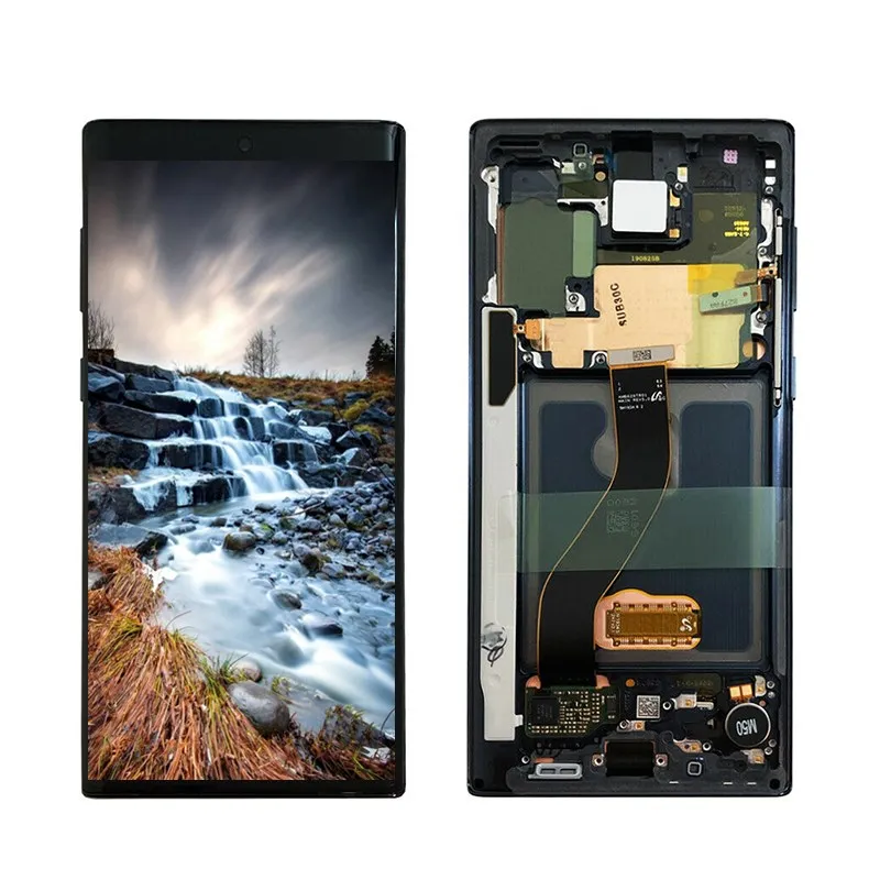 6.8"Super AMOLED With frame LCD Display For SAMSUNG Galaxy Note10+ N975 N975F N9750/DS Display and Touch Screen Replacement Part
6.8"Super AMOLED With frame LCD Display For SAMSUNG Galaxy Note10+ N975 N975F N9750/DS Display and Touch Screen Replacement Part