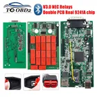 Плата V3.0 OBD2 TCS Pro NEC, реле с Bluetooth-сканером 2017.R3 TCS PRO, 2 печатных платы, настоящий чип 9241A, автоматический диагностический инструмент