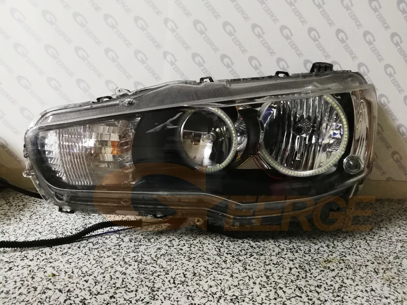 Для Mitsubishi Lancer X 10 2007-2016 галогенный головной светильник ультра яркий SMD LED