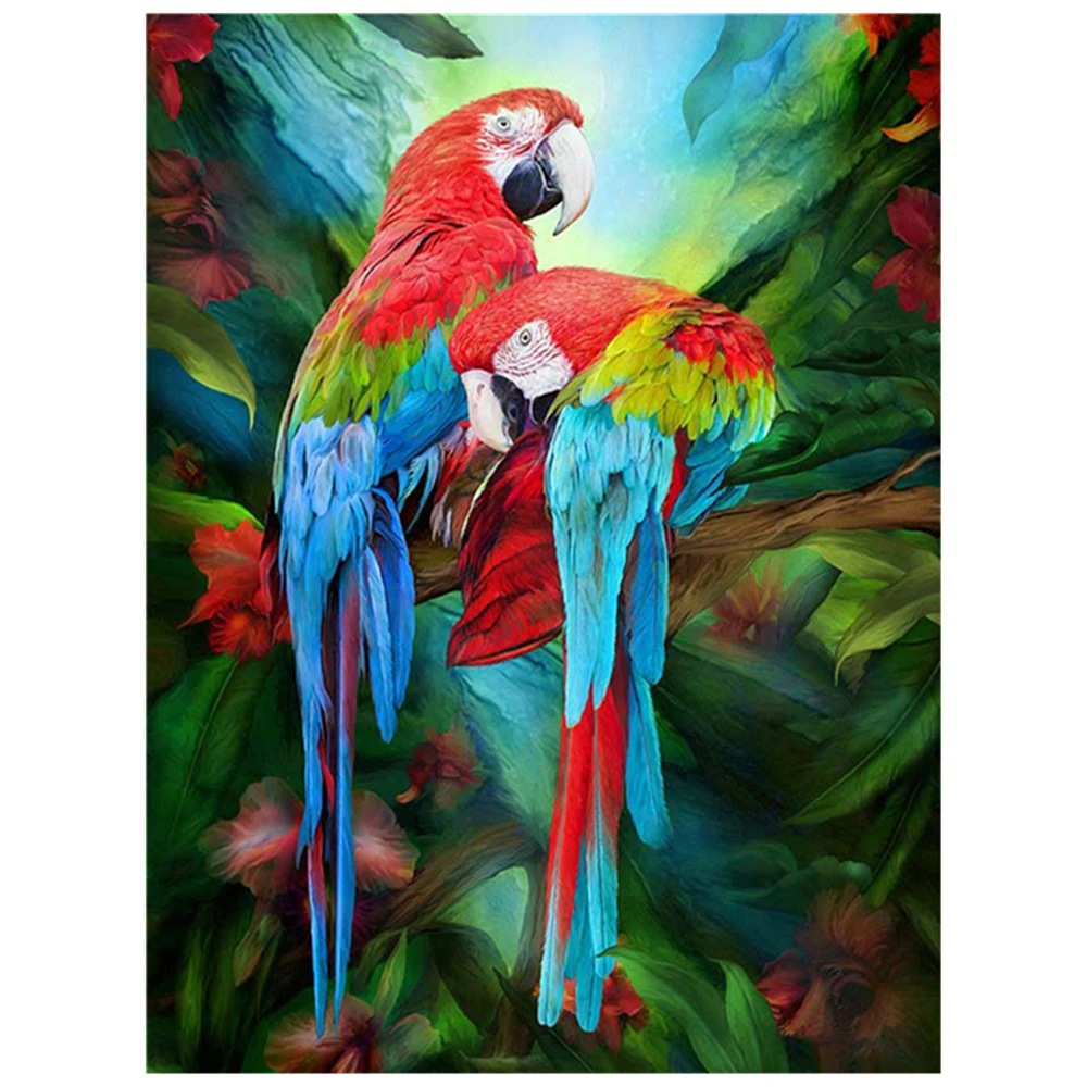 

Набор для вышивки крестиком 11CT, набор для рукоделия, холст с принтом птиц и животных, хлопковая нить, домашний дизайн