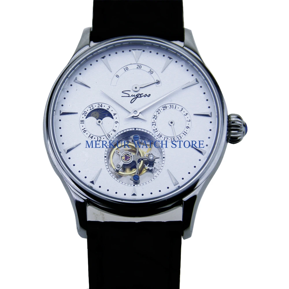 Часы мужские летающие механические с турбийоном датой|Мужские часы| |