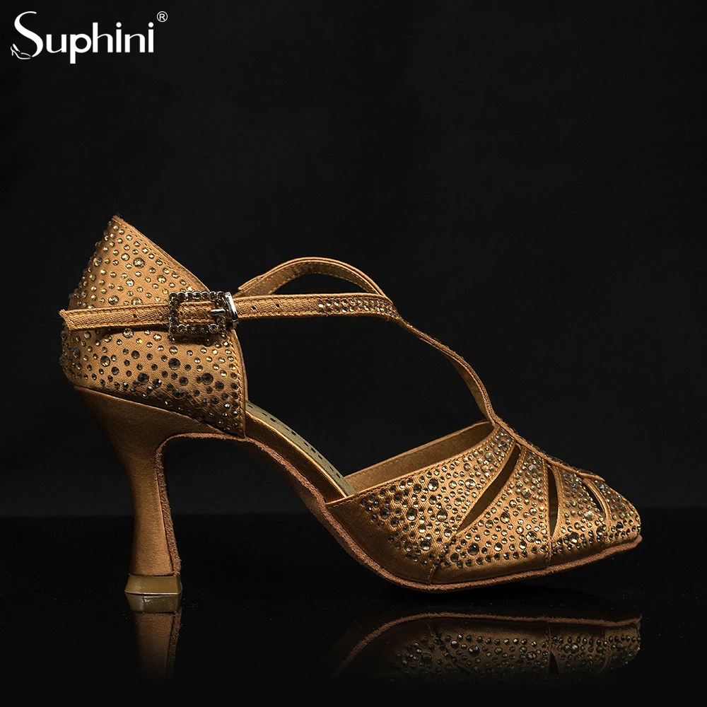 Женские туфли для латиноамериканских танцев suphini профессиональные бальных