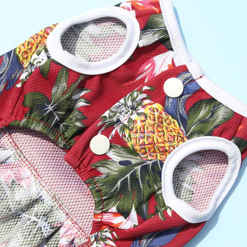 Новое платье для собак нарядные платья юбка гавайской собаки одежда щенков кошек