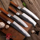 Набор кухонных ножей, профессиональные высокоуглеродистые кухонные ножи, 4 шт.