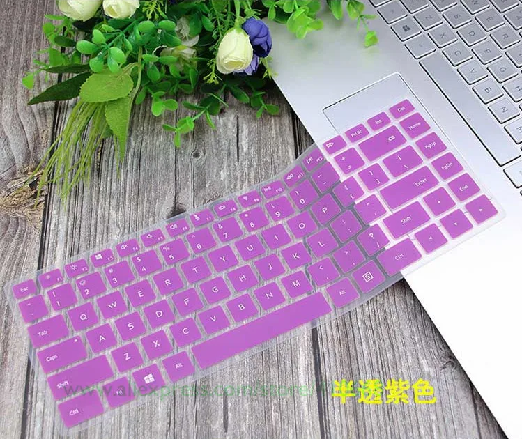 Purple 15,6 дюймов силиконовая клавиатура для ноутбука, Защитная пленка для huawei mate book D 15,6 '' PMRC-W60 PL-W19 - Цвет: Purple