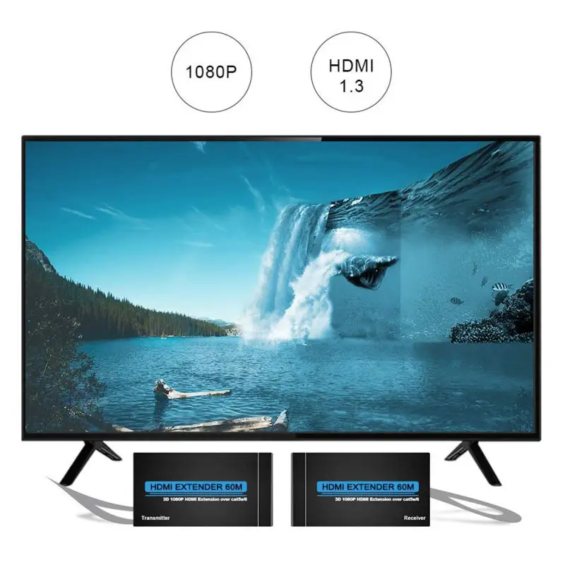 HDMI удлинитель переключается на RJ45 Однолинейный высокой четкости сетевой