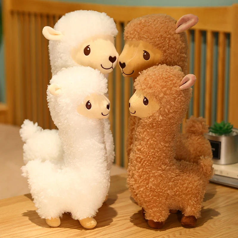 

85cm Alpaca Plush Pillow Cute Alpaca Soft Stuffed Toy Baby Sleeping Accompany Alpaca Pillow Kids Birthday Gift Home Decoration