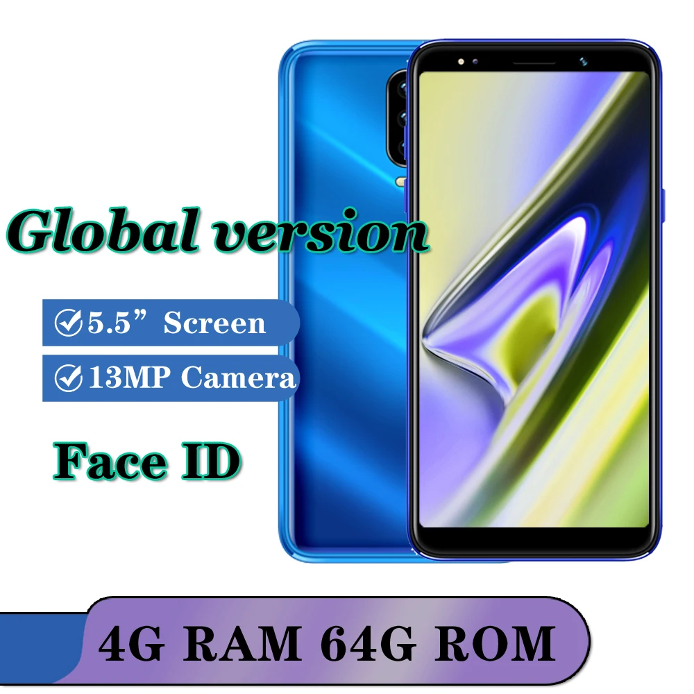 Мобильный телефон M11 Global Celulares 4 Гб ОЗУ 64 ПЗУ экран 5 дюйма камера 13 МП смартфоны на