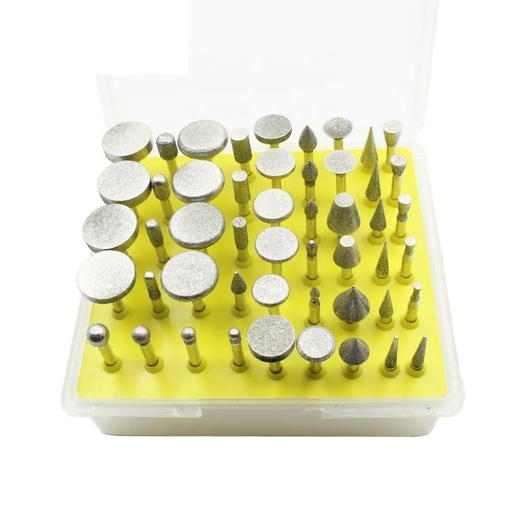 

50Pcs Accessories for Tools Set Diamond Coat Drill Bit 3.2MM Shank for DIY Carving Polishing Tools