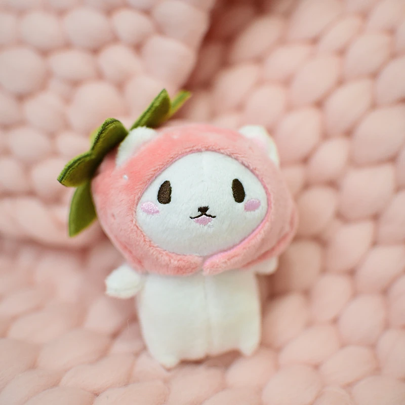 Happy monkey Kawaii брелок с плюшевой игрушкой Мультяшные милые игрушки игрушечная кошка игрушка-брелок для ключей сумка в подарок на день рождения для девочек, детская кофта с Для женщин