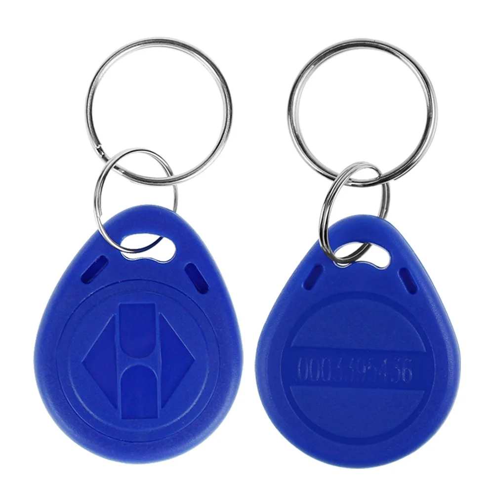 (10pcs) 125KHz RFID Keychain EM ID Keyfobs ABS Material Tags Token Badges TK4100/EM4100/EM4200 Key Fobs Read Only Access Control |