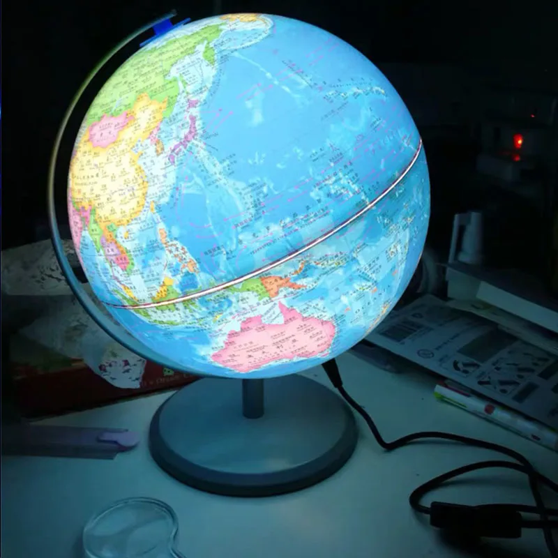 3D светодиодный ночник с плавающим глобусом магнитная левитация Карта мира