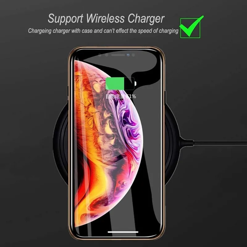 Чехол для Samsung Galaxy S10 Note 10 Plus A70 A50 S10e S8 S9 + двухсторонняя Магнитная защитная Пленка