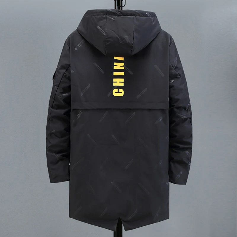 9XL 10XL Plus Size Parkas 2021 Winter Thick Jackets Men Fashion Casual Long Jackets Coats Mens Hooded Outdoor Outerwear Male