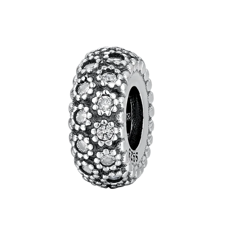 Новый 925 серьги-подвески с цветочным украшением из чистого серебра фиолетовый CZ