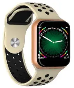 F8, умные часы для мужчин, для Apple, часы для женщин, пульсометр, кровяное давление, спортивные часы, фитнес-браслет, Bluetooth, смарт-браслет - Цвет: Золотой