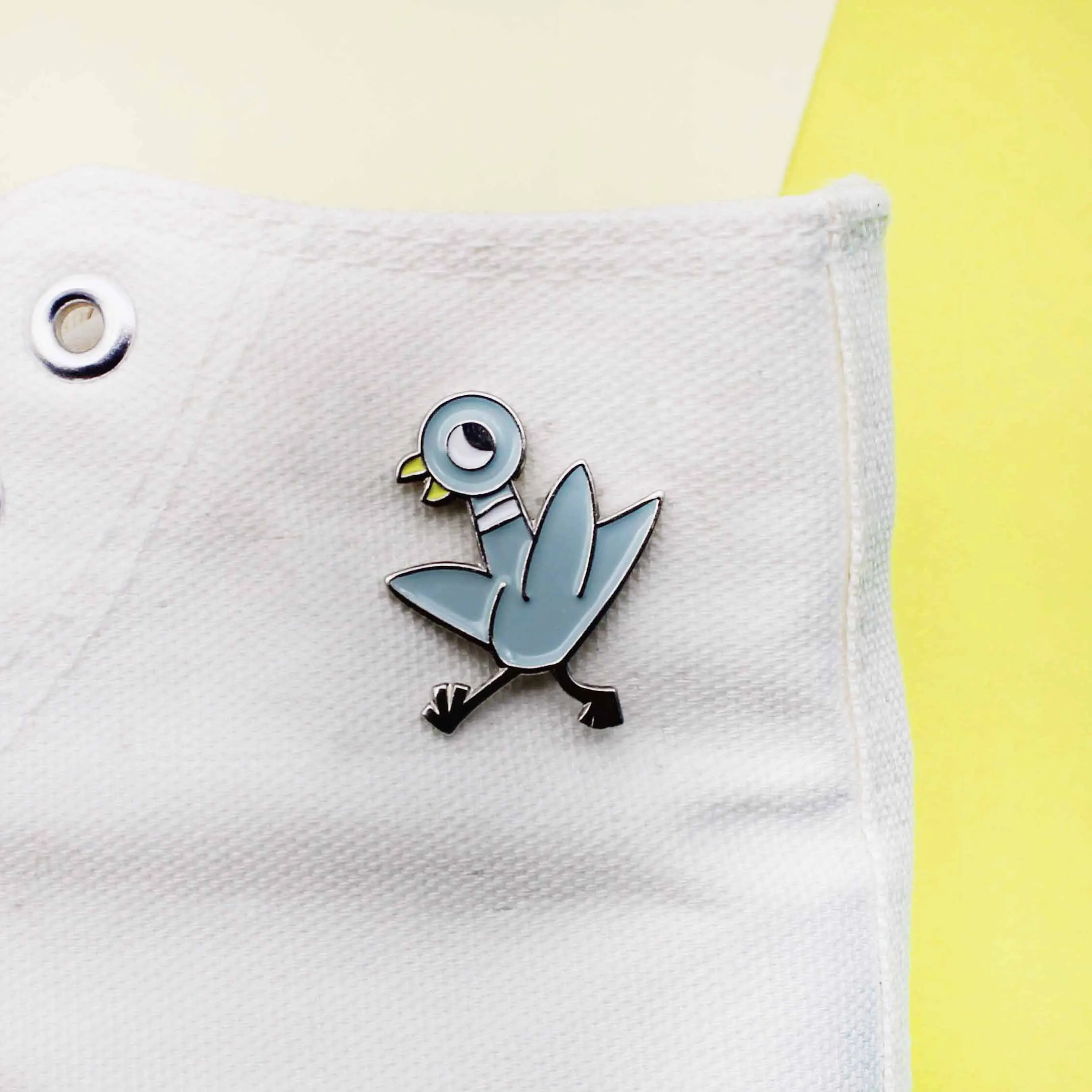Металлические эмалированные булавки в виде милой утки курицы птицы большие