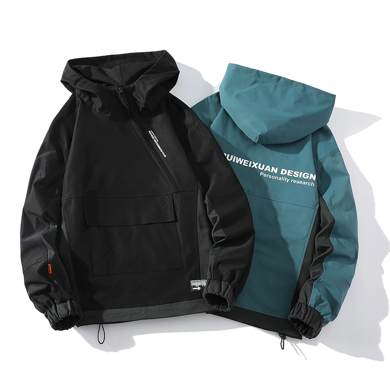

Japan Style Pullover Black Blue 2022 Spring Autumn Jacket Men'S Streetwear Bomber Clothes Hip Hop OVERSize 5XL 6XL 7XL