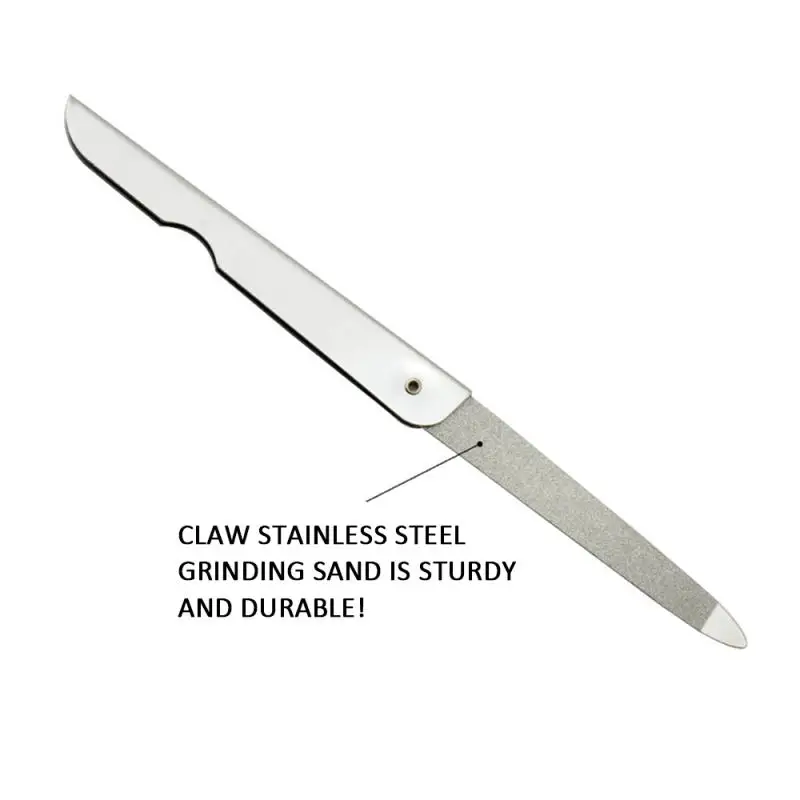 1 шт. пилка для маникюра и педикюра из нержавеющей стали|Пилки ногтей буферы| |