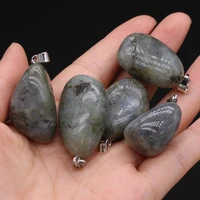 100 natural stone pendants irregular flash labradorite pendant for jewelry making diy fashion necklace earring gifts