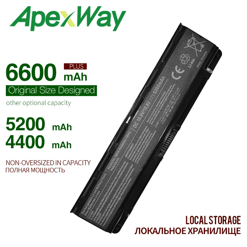 ApexWay Аккумулятор для Toshiba Satellite C850 C850D C855D C855 PA5023U 1BRS PA5024U 5024 5023 PA5024 PA5023