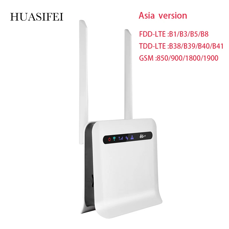 HUASIFEI роутер 4g Sim-карта 300 Мбит/с беспроводной CPE 3G/4G LTE модем Мобильная точка