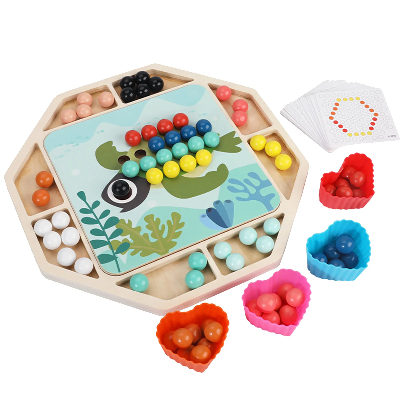 

Wooden Beads Game Montessori Educational Early Learn Children Clip Ball Puzzle Preschool Toddler Toys Kids For Children Gifts #