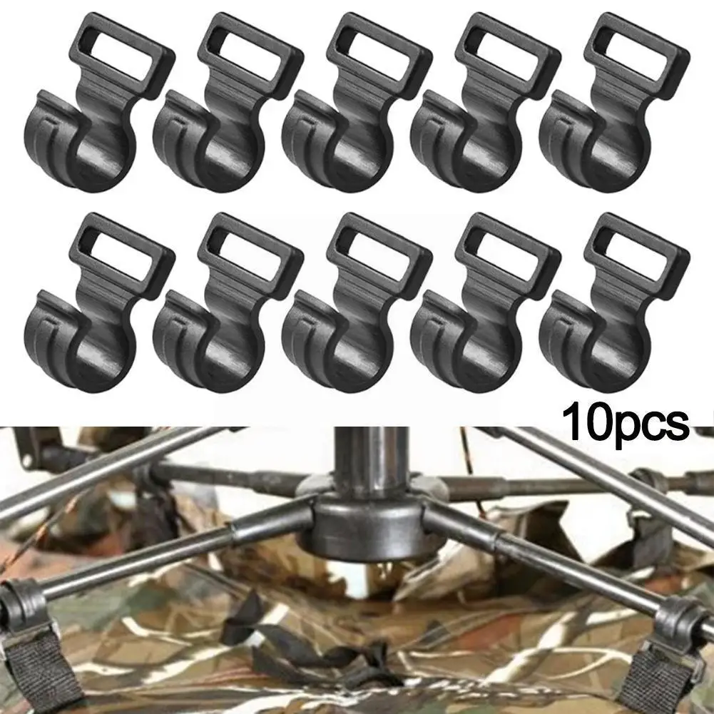 

10 шт./комплект, пластиковые ветрозащитные зажимы для палатки