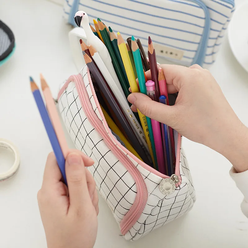 

New Super Pencil Case Kawaii Large Capacity Pencilcase School Pen Case Supplies Pencil Bag Pencil Case