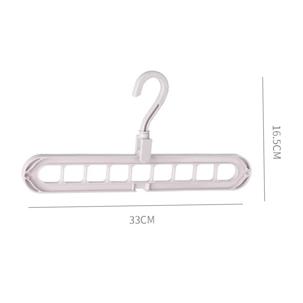 

6PCS Magic Multi-port Support hangers for Clothes Drying Rack Multifunction Plastic Clothes rack drying hanger Storage Hangers