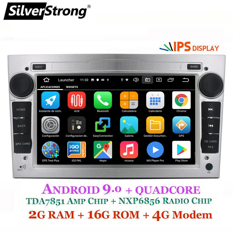 SilverStrong испанский запас 7 дюймов Android9.0 автомобиль gps для Opel Универсальный 2Din радио автомобиль для Opel Astra Antara Zafira Corsa автомобиль 2din