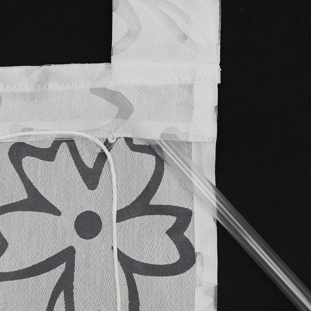 Штора в римском стиле из прозрачного балконного окна вуаль драпировка для кухни