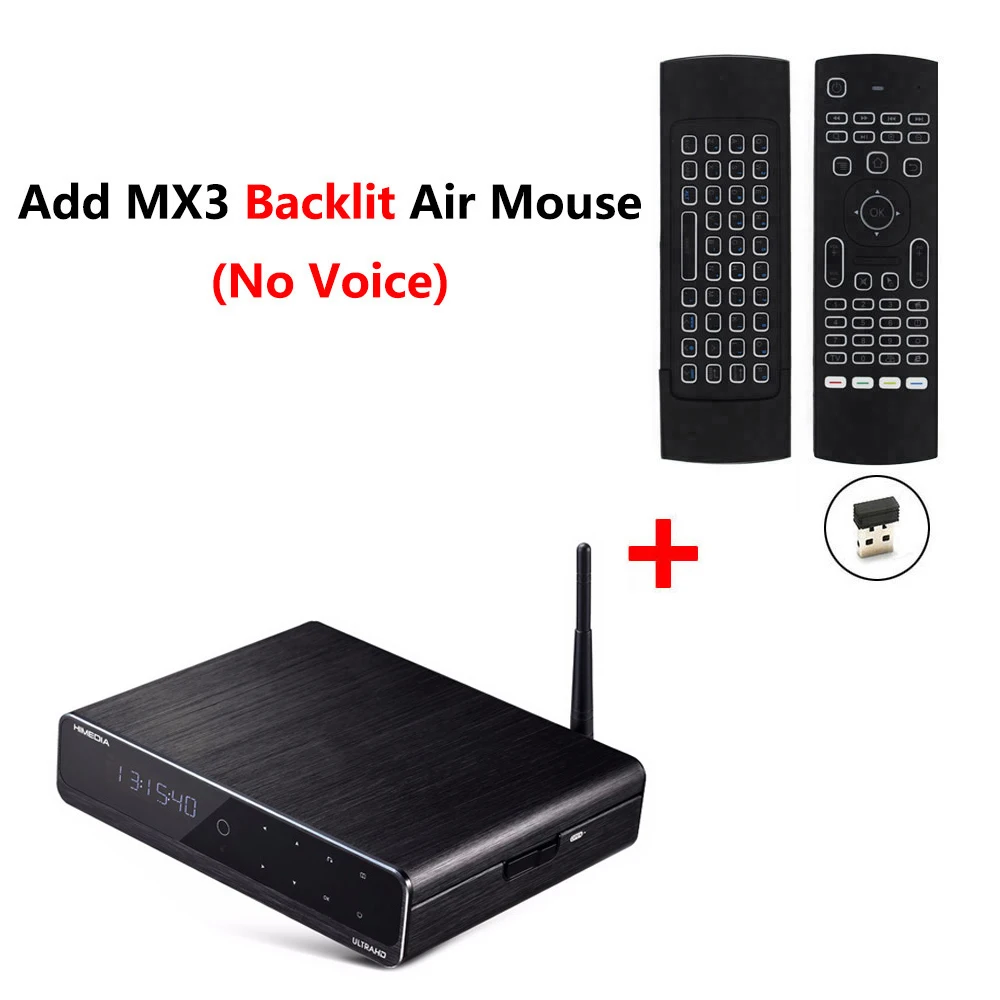 Himedia Q10 Pro Обновление Android 7,1 ТВ приставка 2GB 16GB 2,4G/5G wifi DTS Bluetooth Smart BOX Поддержка 3," SATA HDD AV - Цвет: Q10 Pro add MX3L