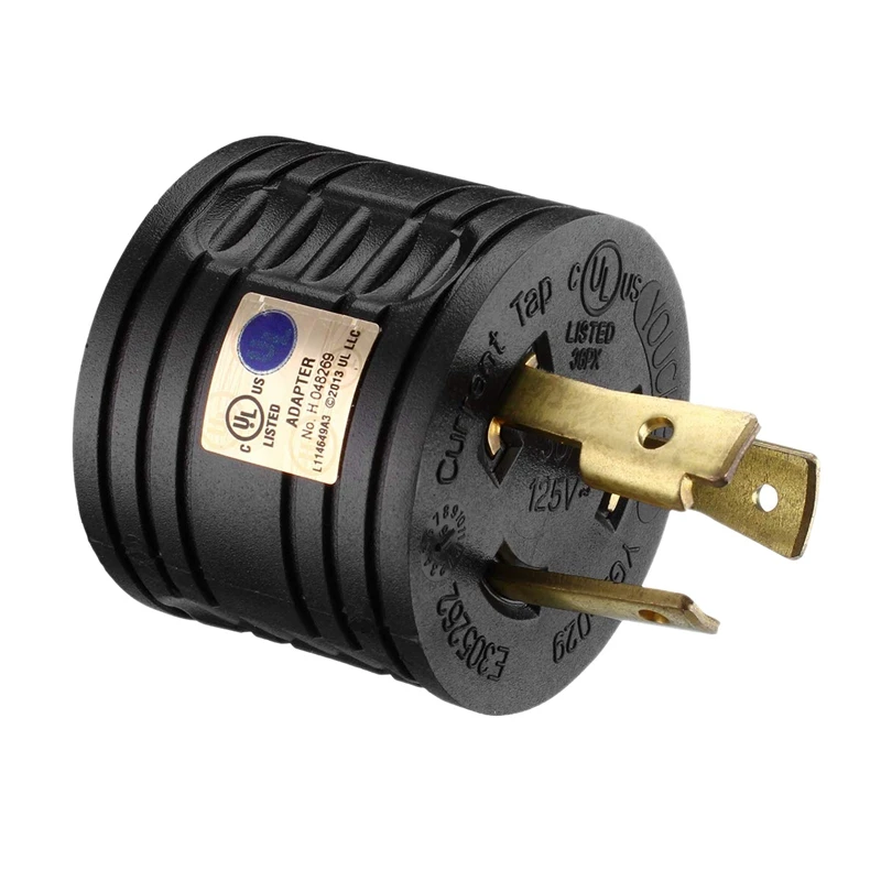 Адаптер генератора RV 3-Prong 30A штекер гнездовой разъем питания 125V вилка для кемпера